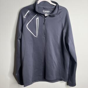 Sunice Golf Sweater Sweatshirt Mens XL Gray 1/4 Zip Allendale Performance Layer